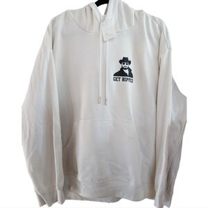 NEW H&M Get Ripped Yellowstone Cream Hoodie Size XXL